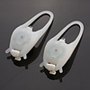 2 LED de vélo silicone vélo tête de la lampe torche arrière