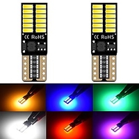 2 pièces voiture LED T10 W5W 4014 24SMD CANBUS Auto voiture lecture feu arrière plaque d