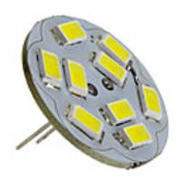 2 W Spot LED 6000 lm G4 9 Perles LED SMD 5730 Blanc Naturel 12 V