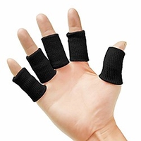 20 pièces Protecteurs de manchons pour les doigts Support de corset de pouce Protecteur de compression élastique pour soulager la douleur,  l