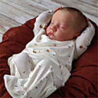 20 pouce Poupées Reborn Jouet pour Bébé Nourrisson Baby Doll Reborn Levi Nouveau née réaliste Fabrication à la main Simulation Floppy Head Tissu Vinyle de silicone avec vêtements et accessoires