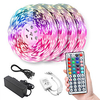 20m Bande lumineuse LED Ruban LED Ensemble de Luminaires 600 LED 5050 SMD 10mm RGB Télécommande Découpable Intensité Réglable Connectible Pour Véhicules Auto-Adhésives Couleurs changeantes IP44 miniinthebox