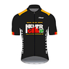 21Grams Homme Manches Courtes Maillot Velo Cyclisme Spandex Polyester Noir / jaune. Mosa que Cyclisme Maillot Hauts / Top VTT Vélo tout terrain Vélo Route Résistant aux UV Respirable Séchage rapide