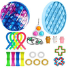 22 pcs Fidget Toys Push Pop Sensory Antistress Toy Pack Squishy Squishmallow Décompression Stress Reliver Jouet pour Adultes Enfants miniinthebox