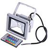 2200lm 85-265V / 12-24v 20w lampe infrarouge rgb coloré de contrôle à distance du paysage