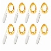 2m Guirlandes Lumineuses 160 LED SMD 0603 Blanc Chaud / Blanc / Plusieurs Couleurs Décorative Batteries alimentées 8pcs