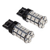 2pcs T20 7443 27x5050SMD 100-250LM Red Light Ampoule LED pour la voiture (12V)