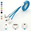 3 en 1 8 broches 30 broches et 5 broches micro usb chargé câble plat pour l