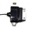 3 en 1 câble de charge USB rétractable de synchronisation pour iPhone 6 iphone 6 plus iphone4 / 5/6 ipod samsung htc