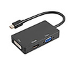 3 en 1 mini displayport dp mâle vers dvi hdmi audio vga adaptateur adaptateur convertisseur de câble de port pour ordinateur pour pc macbook
