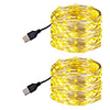 4pcs 2pcs 1pc LED guirlande lumineuse cuivre fil d