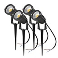 4pcs 4 W Projecteurs LED / Lumières de pelouse Imperméable / Design nouveau / Décorative Blanc Chaud / Blanc Froid / Rouge 85-265 V / 12 V Eclairage Extérieur / Cour / Jardin 1 Perles LED