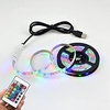 5 m usb led bandes lumineuses smd 2835 dc 5 v étanche télécommande flexible lumière lampe 60leds / m décoration de bureau bande tv fond éclairage de la pièce miniinthebox