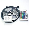 5 mètres,  étanche 150x5050 RVB SMD LED bande lumineuse avec télécommande 24key (DC12V)
