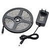 5 mètres,  étanche 24W 1200m 300x3528 SMD blanc froid LED Light Strip lumière adaptateur eu 2a (12V DC)