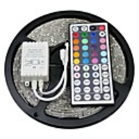5 mètres,  étanche 300x5050 RVB SMD LED bande lumineuse avec télécommande 44key (DC12V)