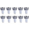 5 W Spot LED 3000/6500 lm GU10 4 Perles LED COB Intensité Réglable Blanc Chaud Blanc 220-240 V 110-130 V / 10 pièces / RoHs