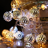 5m Guirlandes Lumineuses 40 LED 1 set Blanc Chaud Plusieurs Couleurs Soirée Mariage Patio 220 V miniinthebox