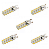 5pcs 12 W Ampoules Maïs LED 1200 lm E14 G9 G4 T 152 Perles LED SMD 3014 Intensité Réglable Blanc Chaud Blanc Naturel 220-240 V 110-130 V / 5 pièces / RoHs miniinthebox