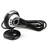 6-LED 5.0 Megapixels Webcam USB 2.0 PC Camera avec Microphone