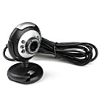 6-LED 5.0 Megapixels Webcam USB 2.0 PC Camera avec Microphone