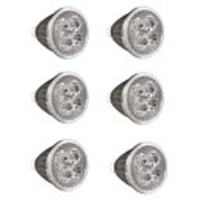 6pcs 5 W Spot LED 500 lm GU10 GU10 5 Perles LED LED Haute Puissance Soirée Décorative Décoration de mariage de Noël Blanc Chaud Blanc Froid 85-265 V / RoHs