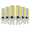 6pcs 7 W LED à Double Broches 600-700 lm G9 T 152 Perles LED SMD 3014 Intensité Réglable Blanc Chaud Blanc Froid 220-240 V 110-130 V miniinthebox