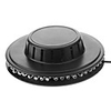 6W RGB multicolore LED Globe ampoule (AC200-240) - Noir