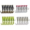 7 pcs leurres de pêche Leurre souple Plastique Flottant Pêche en mer Pêche à la mouche Pêche d