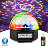 9 couleurs Bluetooth MP3 LED Disco Light Ball Party Light Lampe de scène rotative DJ Projecteur Laser Music Play Soundlights Lampe Disco