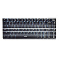 AJAZZ Geek AK33 USB filaire clavier mécanique Clavier de jeu Mini Programmable Blanc rétro-éclairé 82 pcs Clés