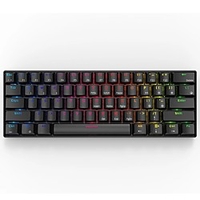 Ajazz i610t clavier sans fil bluetooth clavier mécanique double mode rétroéclairage rgb 61 touches batterie rechargeable 1000ma