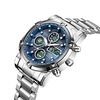ASJ Homme Montre de Sport Montre Militaire Analogique - Digitale Numérique Digitale Numérique Simple Etanche Alarme Chronographe / Un ans / Acier Inoxydable miniinthebox