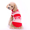 Belles rayures et coeurs chandail de modèle pour Animaux Chiens (Assorted Sizes)