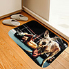 boxe kangourou impression numérique tapis de sol tapis de bain modernes mousse à mémoire non tissée nouveauté salle de bain