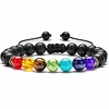 bozlun hommes femmes bracelet,  8mm oeil de tigre lave pierre bracelets en pierre de roche bracelet diffuseur d