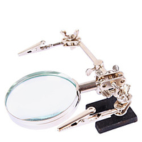 bst-168z loupe auxiliaire loupe clip soudure fer à souder support titulaire station réparation outil