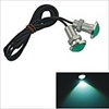 Carking™ 12V 1.5W 23MM Slim Auto Car LED Eagle Eye DayTime Running Light Reverse Lamp Bulb-Green Light