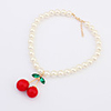 Cerise collier de perles Strand