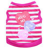 Chat Chien Tee-shirt Vêtements pour chiots Cœur Mode Vêtements pour Chien Vêtements pour chiots Tenues De Chien Respirable Violet Bleu Rose Costume pour fille et garçon chien Coton XS S M L