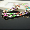 Circle Chain européenne multicolore d