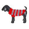 Classique rouge et bleu motif de rayures chandail chaud pour Animaux Chiens (Assorted Sizes)
