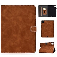 Coque Pour Apple iPad Air / iPad Mini 3/2/1 / iPad Mini 4 Porte Carte / Avec Support / Clapet Coque Intégrale Couleur Pleine faux cuir / iPad Pro 10.5 / iPad (2017) miniinthebox