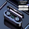 Écouteurs sans fil F9-8 TWS Casque Bluetooth5.0 Stéréo avec contrôle du volume avec boîtier de charge Alimentation mobile pour smartphones Contrôle tactile intelligent pour téléphone portable