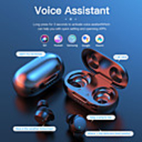 Écouteurs sans fil litbest c3nt tws casque bluetooth5.0 stéréo avec microphone hifi avec boîtier de chargement couplage automatique pour téléphone portable