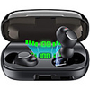 Écouteurs sans fil litbest js2 tws casque bluetooth5.0 stéréo avec microphone hifi avec boîtier de chargement couplage automatique pour téléphone portable