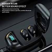 Écouteurs sans fil litbest js5 tws casque bluetooth5.0 stéréo hifi avec boîte de chargement couplage automatique anti-transpiration pour téléphone mobile