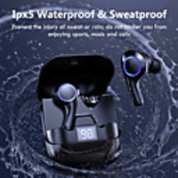 écouteurs sans fil litbest pt08 casque tws bluetooth5.0 stéréo avec microphone avec contrôle du volume hifi avec boîtier de chargement pour téléphone portable