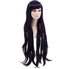 Danganronpa mikan tsumiki cosplay costume de perruque violet foncé casquette de perruque gratuite miniinthebox