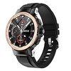 E19 Montre intelligente 1.28 pouce Smartwatch Montre Connectée Bluetooth Podomètre Moniteur de Sommeil Moniteur de Fréquence Cardiaque Compatible avec Android iOS Longue Veille Rappel d